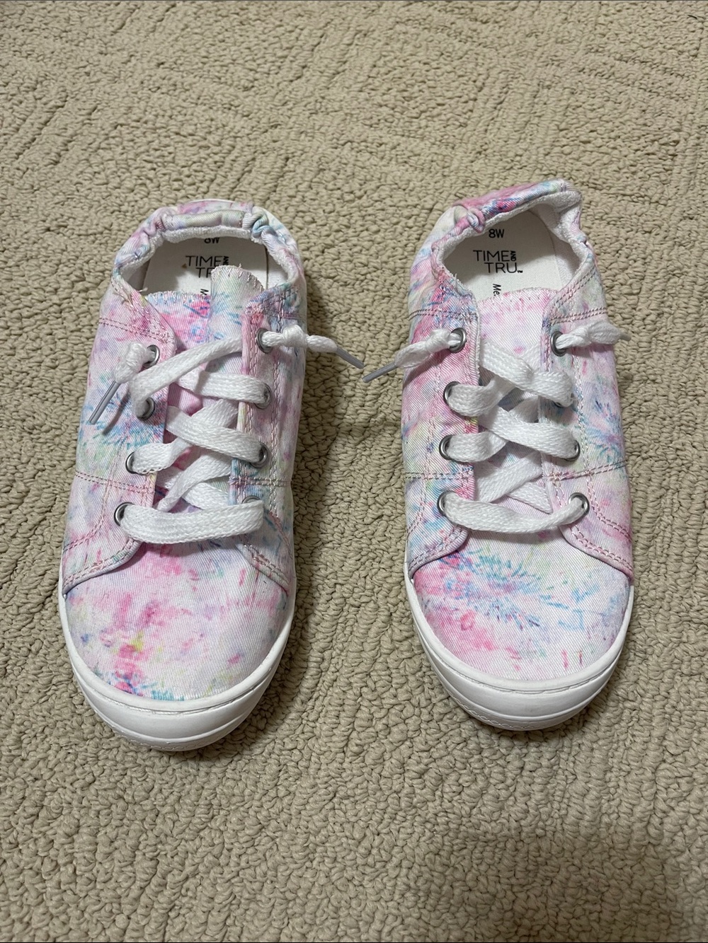 Time and Tru memory foam slip ons size 8 excellent condition